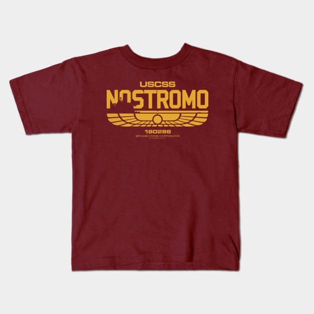 Nostromo Kids T-Shirt by Just designs of things we are passionate about.